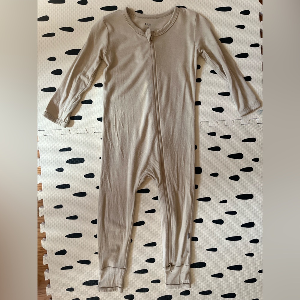 Kyte baby wheat romper 2T